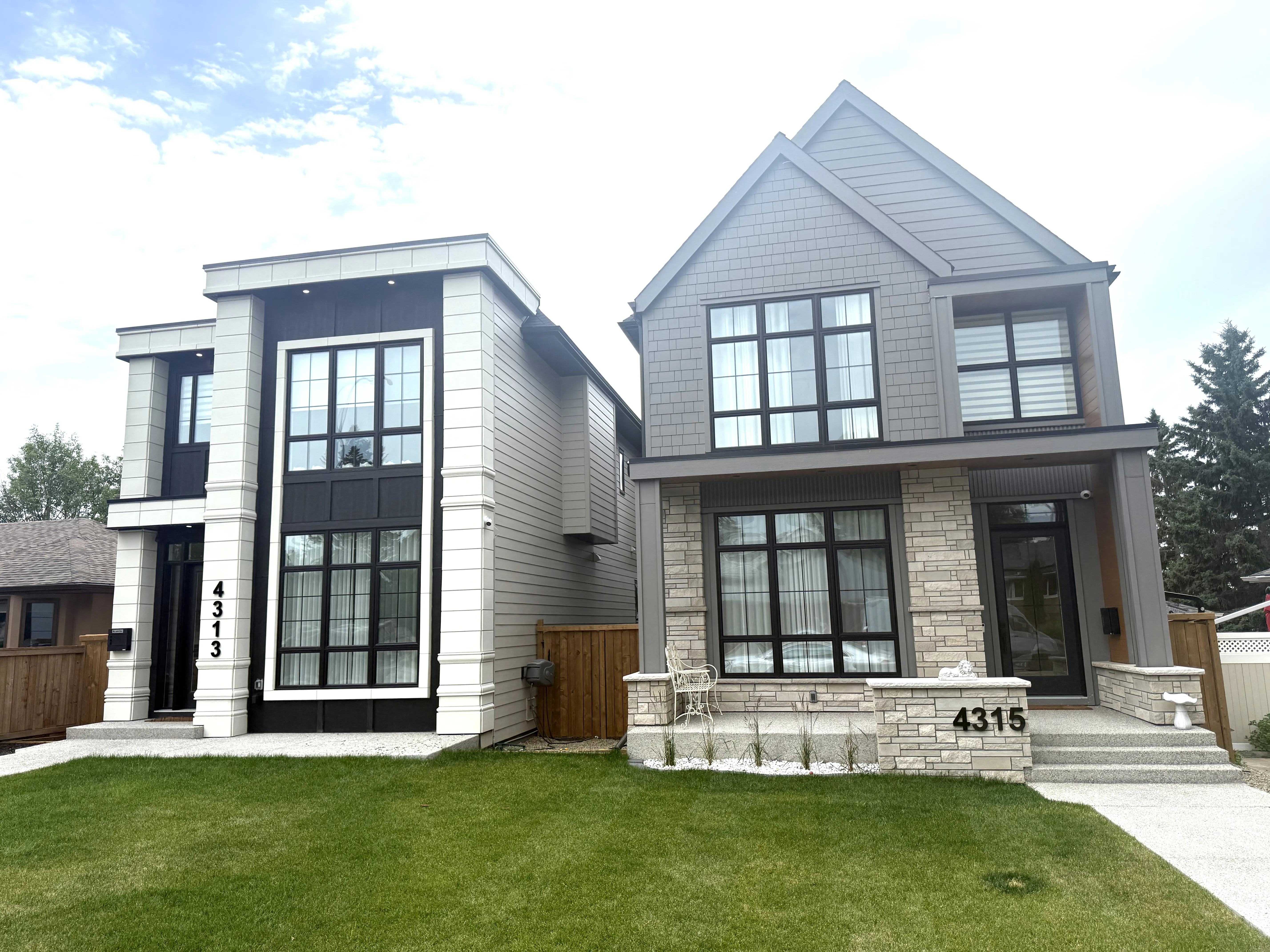 New infill homes in Calgary managed by NEXA Property Management